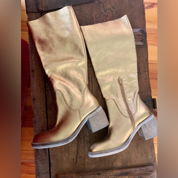 Free People Essential Tall Slouch Boots Size 37 US 7 NEW! - Picture 3 of 4